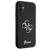 Original Case IPHONE 11 / XR Guess Hardcase Glitter Script Big 4G (GUHCN61HG4SGK) black