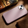 iCarer Litchi Premium Leather Case iPhone 14 Magnetic Leather Case with MagSafe pink (WMI14220709-PK)