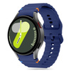 Pasek Tech-Protect Silicone Sport na Samsung Galaxy Watch 4 / 5 / 5 Pro / 6 / 7 / FE - niebieski