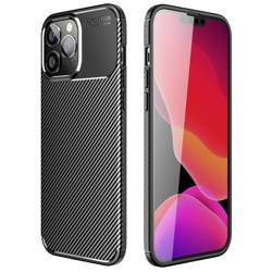 Etui IPHONE 14 PRO Pancerne Shockproof Nexeri Carbon Fiber czarne