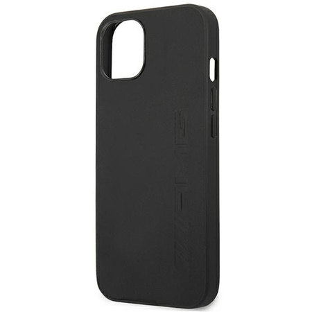 AMG AMHCP14MDOLBK iPhone 14 Plus 6,7" czarny/black hardcase Leather Hot Stamped