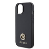 Guess GUHCP15SPS4DGPK iPhone 15 6.1&quot; black/black hardcase Strass Metal Logo