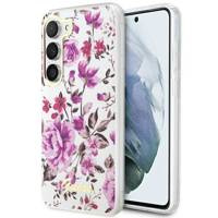 Guess GUHCS23SHCFWST S23 S911 weiß/weiß Hardcase Flower Collection