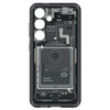 Spigen Ultra Hybrid case for Samsung Galaxy S24 - dark gray (Zero One pattern)