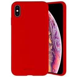 MERCURY SILICONE CASE IPHONE 12/12 PRO (6.1), RED / CZERWONY