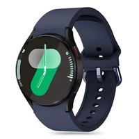 Pasek Tech-Protect Silicone na Samsung Galaxy Watch 4 / 5 / 5 Pro / 6 / 7 / FE - granatowy