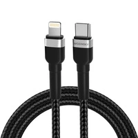 Wozinsky WNBCL1 Lightning / USB-C PD 30W cable 1 m - black