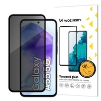 Szkło hartowane Wozinsky Privacy Glass prywatyzujące z filtrem anti-spy na Samsung Galaxy A55