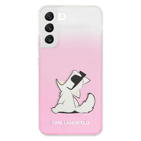 Karl Lagerfeld KLHCS22MCFNRCPI S22+ S906 hardcase różowy/pink Choupette Eat