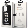 Karl Lagerfeld Silicone Karl&amp;Choupette Head case for iPhone 15 Pro Max - black