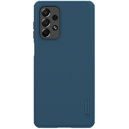 Nillkin Super Frosted Shield Pro durable cover for Samsung Galaxy A73 blue