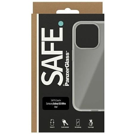 Etui SAFE by PanzerGlass na Samsung Galaxy S23 Ultra - przezroczyste