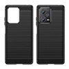 Carbon Case etui do Xiaomi Redmi Note 12 Pro+ elastyczny silikonowy karbonowy pokrowiec czarne