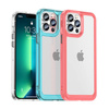 Outer Space Case for iPhone 13 Pro Max hard cover with gel frame blue