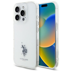 US Polo USHCP15XUSMT iPhone 15 Pro Max    6.7" przezroczysty/transparent IML Printed Double Horse Logo