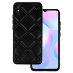 Leather 3D Case do Xiaomi Redmi 9A wzór 3 czarny