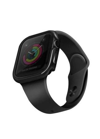 UNIQ etui Valencia Apple Watch Series 5/ 4 44MM szary/gunmetal grey