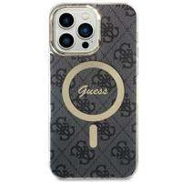 Guess GUHMS23MH4STK S23+ S916 black/black hardcase 4G MagSafe