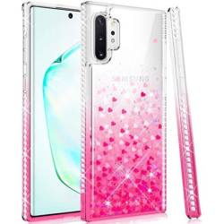 Etui SAMSUNG GALAXY S21+ PLUS Diamond Liquid Przelewany Brokat różowe