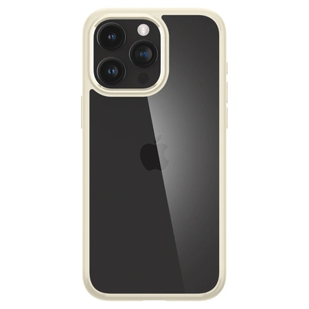 Spigen Crystal Hybrid, Sandbeige - iPhone 15 Pro Max