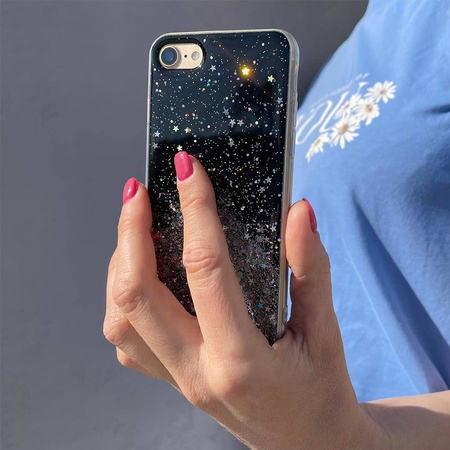 Wozinsky Star Glitter błyszczące etui pokrowiec z brokatem iPhone 12 Pro Max różowy