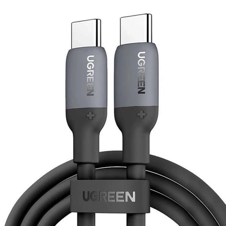 Kabel Ugreen US563 USB-C / USB-C PD 60W z silikonu 2m - szary