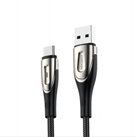 Joyroom Sharp Series cable with fast charging USB-A - USB-C 3A 1.2m black (S-M411)