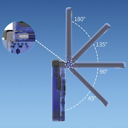 Konsola Anbernic RG35XXSP niebieski transparentny/translucent blue