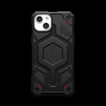 UAG Monarch Pro - Schutzhülle für iPhone 15 Plus, kompatibel mit MagSafe (Kevlar schwarz)