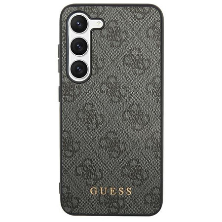 Etui Guess 4G Metal Gold Logo na Samsung Galaxy S24+ - czarne