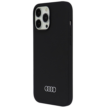 Audi Silicone Case iPhone 13 Pro Max 6.7" czarny/black hardcase AU-LSRIP13PM-Q3/D1-BK