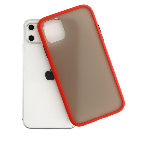 Vennus Color Button Bumper do Xiaomi Redmi 9 Czerwony