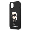 Karl Lagerfeld nakładka do iPhone 14 Plus 6,7" KLHMP14MSNIKBCK czarna hard case Magsafe Silicone NFT Ikonik