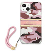 Guess nakładka do iPhone 13 Mini 5,4&quot; GUHCP13SKCABPI różowy hard case Camo Strap Collection