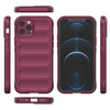 Magic Shield Case case for iPhone 12 Pro elastic armored case in burgundy