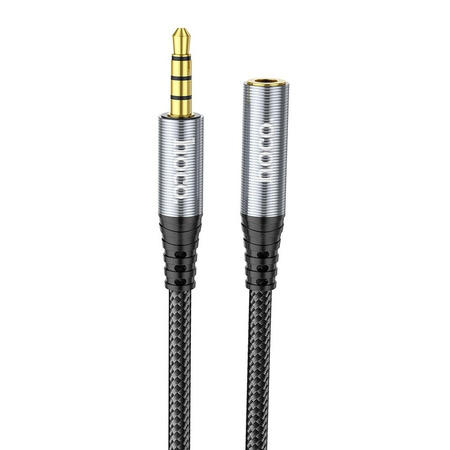 HOCO kabel AUX Audio Jack 3,5mm męski na żeński UPA20 2m czarny