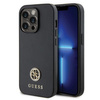 Original Case IPHONE 13 PRO Guess 4G Strass Metal Logo (GUHCP13LPS4DGPK) black