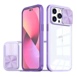 Case APPLE IPHONE 15 PLUS Camslider purple