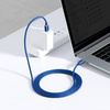 Baseus Crystal Shine Series Fast Charging Data Cable Type-C to Type-C 100W 2m Blue