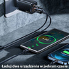 USAMS Ład. siec. T41 USB-C+USB GaN 47W PD+QC (only head) Fast Charging czarny/black CC137TC01 (US-CC137)