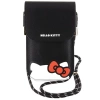 Hello Kitty Leder Hiding Kitty Cord Tasche – Schwarz