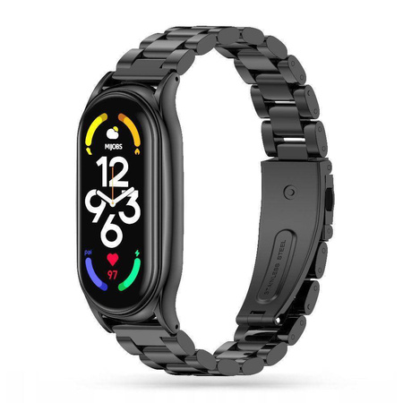 Armband für XIAOMI MI SMART BAND 7 Tech-Protect Stainless schwarz