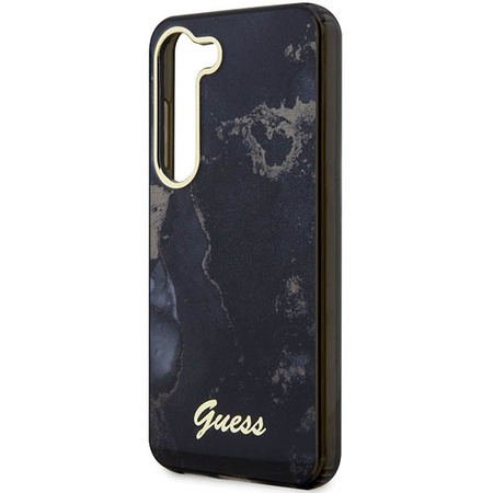 Guess GUHCS23SHTMRSK S23 S911 schwarz/schwarzer Hartschalenkoffer Golden Marble Collection