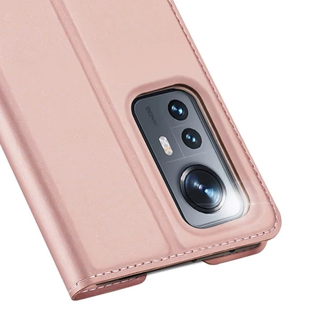 Dux Ducis Skin Pro Klapphülle, Geldbörse und Ständer für Xiaomi Poco M6 Pro / Redmi 12/12R – Pink