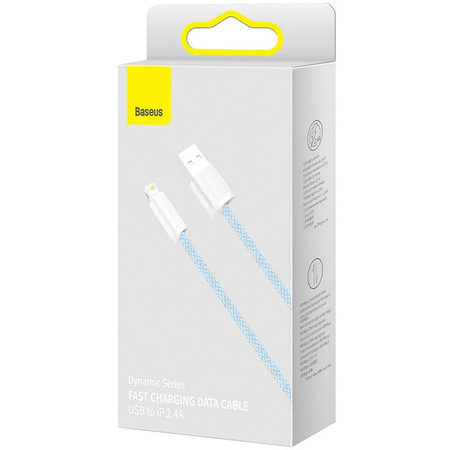 Baseus Dynamic cable USB to Lightning, 2.4A, 1m (blue)