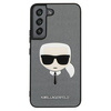 Karl Lagerfeld KLHCS22MSAKHSL S906 S22+ srebrny/silver hardcase Saffiano Ikonik Karl`s Head