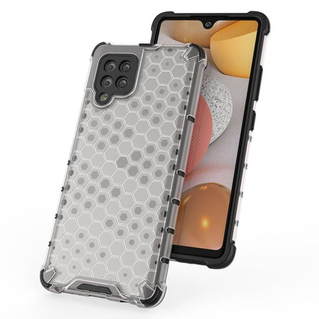 Honeycomb etui pancerny pokrowiec z żelową ramką Samsung Galaxy A42 5G czarny