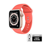 Crong Liquid - Pasek do Apple Watch 38/40/41 mm (koralowy)