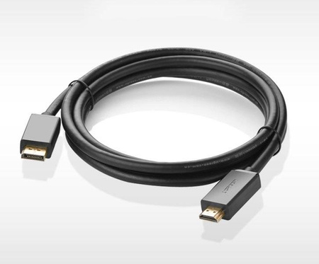 Ugreen kabel przewód HDMI - DisplayPort 4K 30 Hz 32 AWG 3 m czarny (DP101 10203)