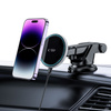 Magnetic Car Holder MagSafe with 15W Induction Charging for Windshield / Dashboard Telescopic Arm Tech-Protect A2 black